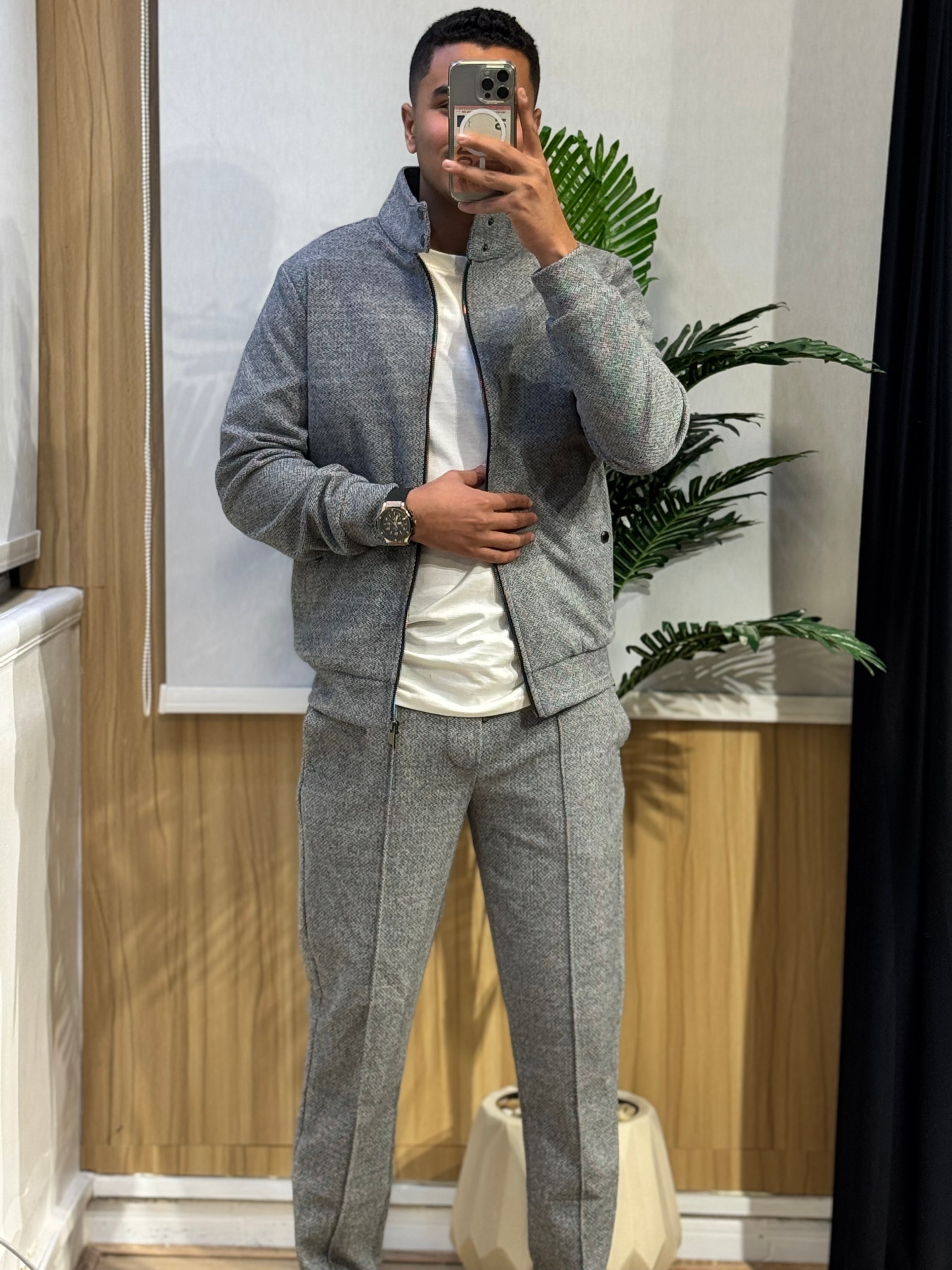 Textured Lounge Suit