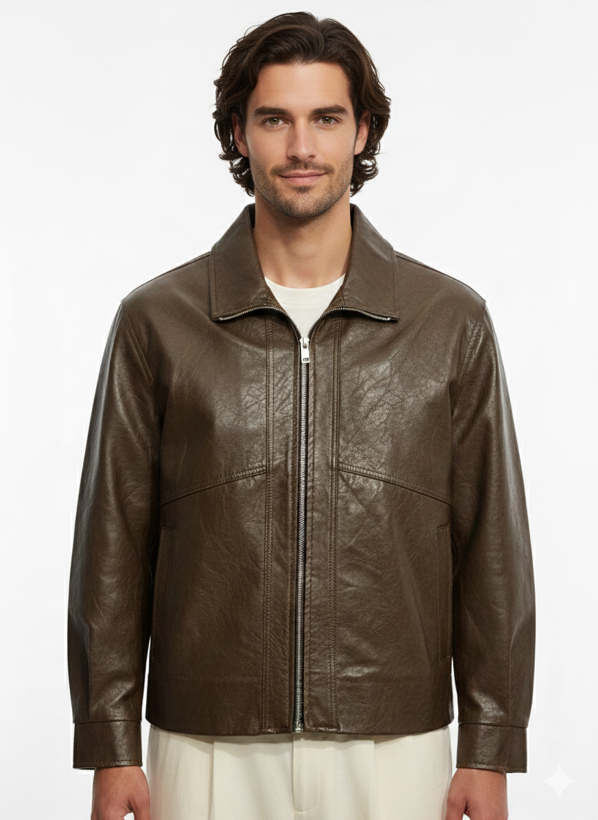 Premium Classic Men’s Genuine Leather Jacket