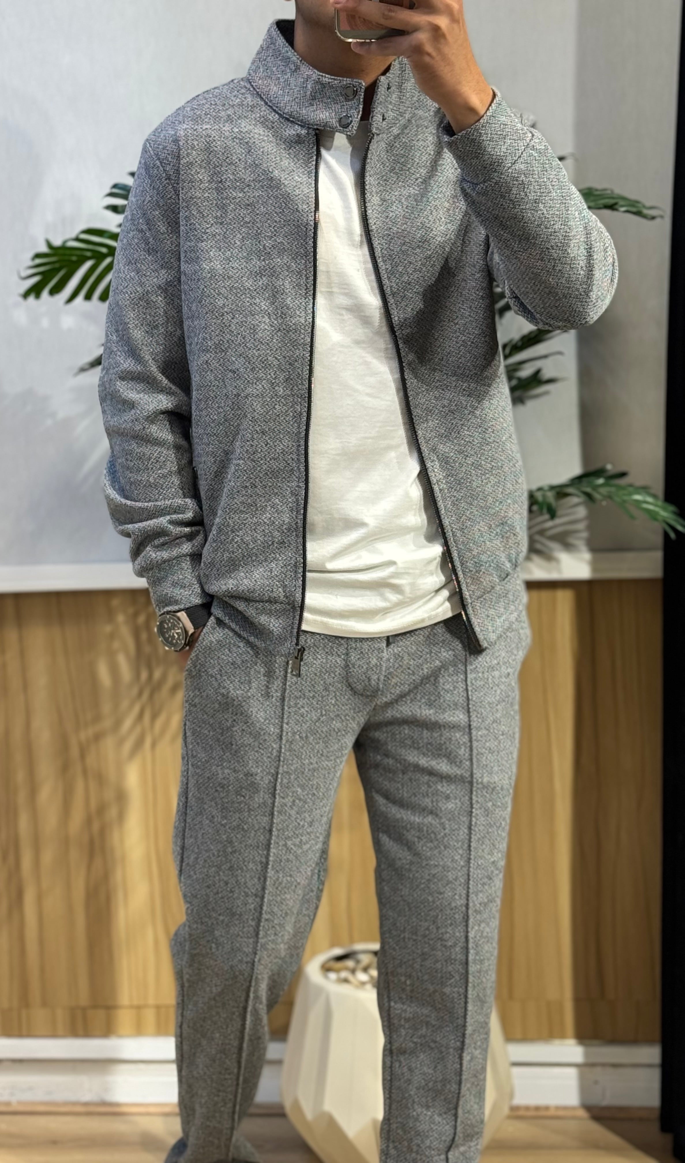 Textured Lounge Suit