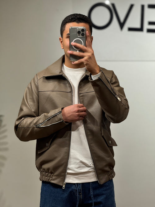 Brown Leather Jacket