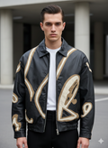Men’s Leather Jacket – Bold Contemporary Design
