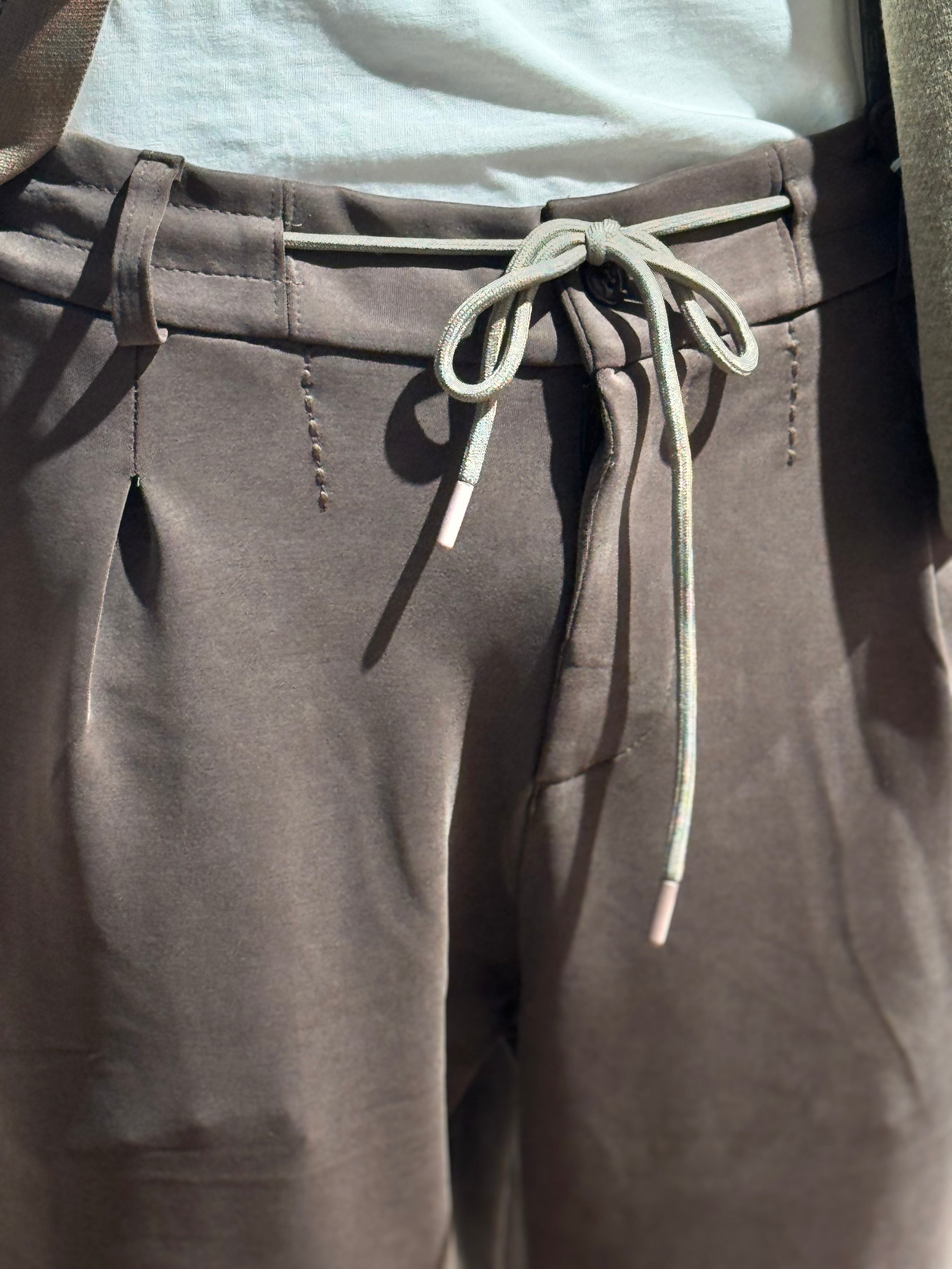 Beige Casual Suit Set