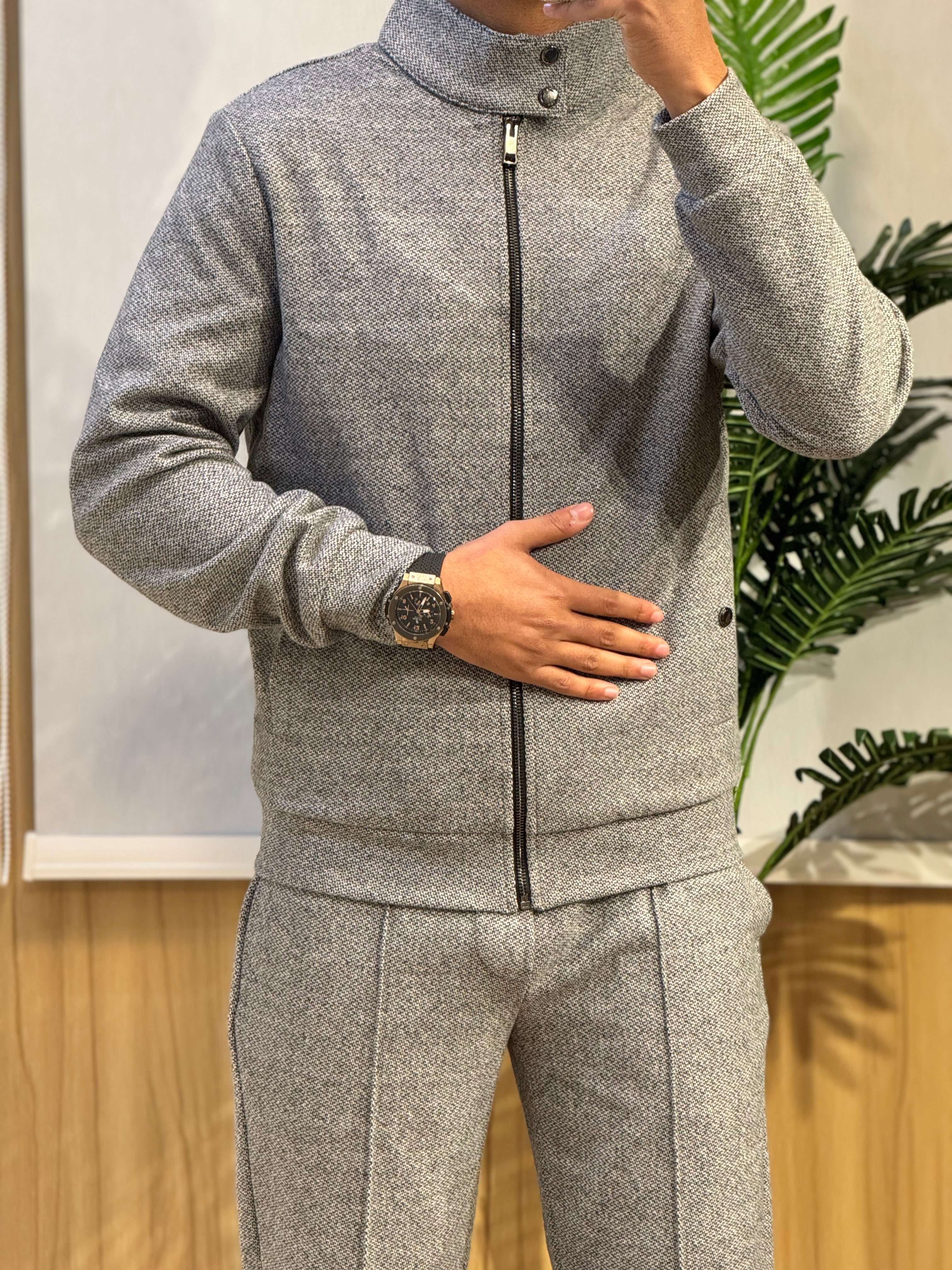 Textured Lounge Suit