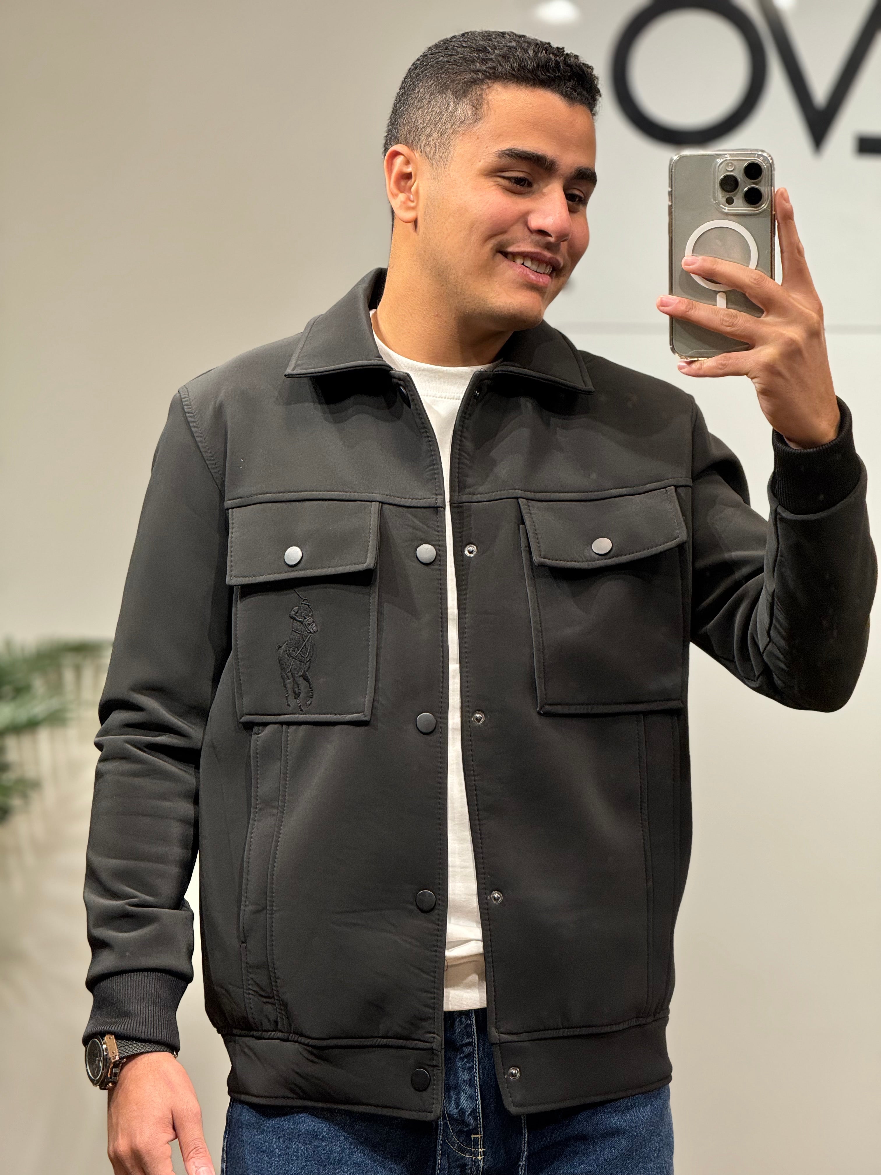 Men’s Black Utility Jacket – Polo Ralph Lauren