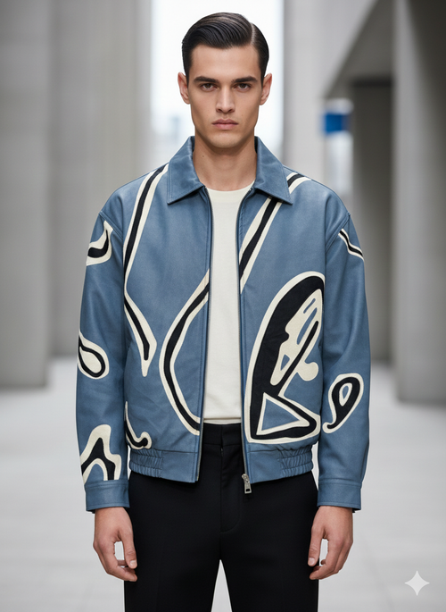 Men’s Leather Jacket – Bold Contemporary Design
